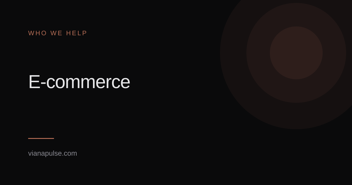 E-commerce visual