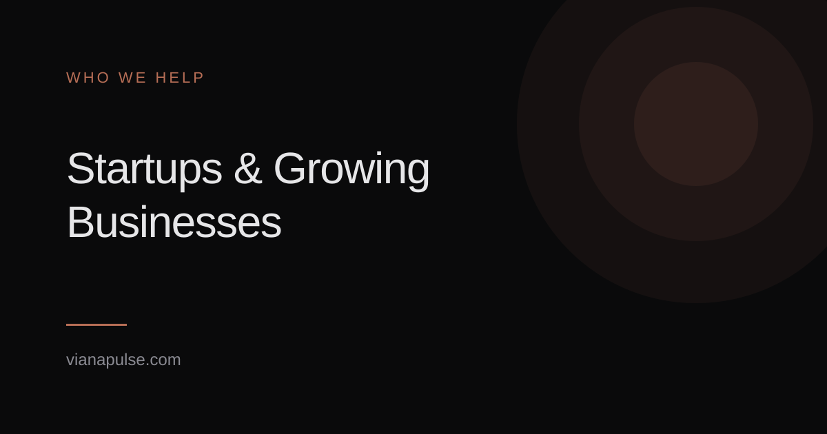 Startups & Growing Businesses visual