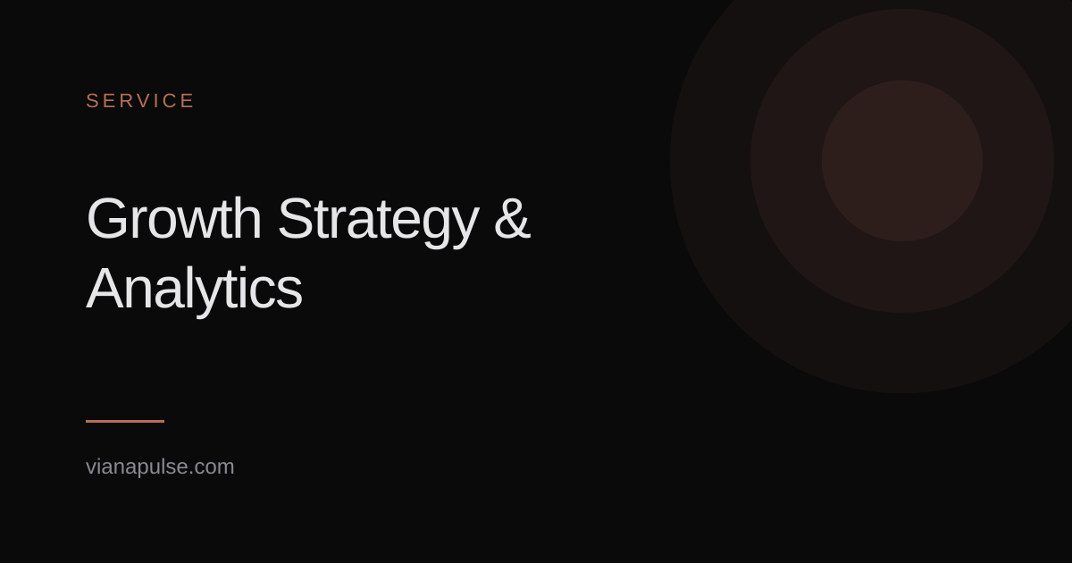 Growth Strategy & Analytics visual