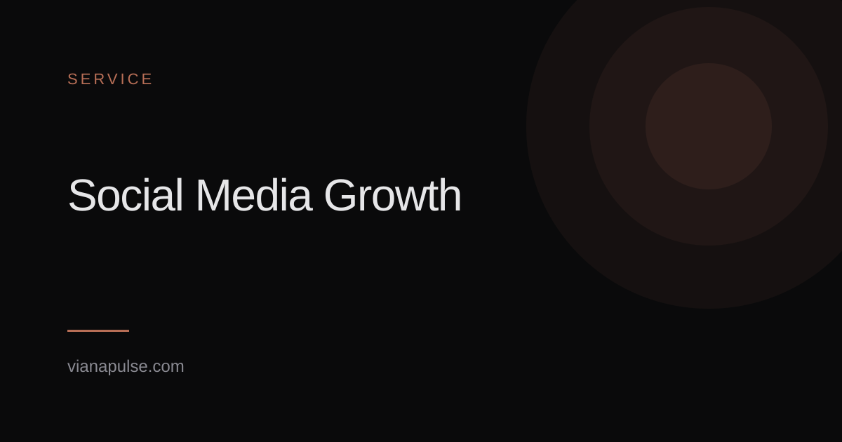 Social Media Growth visual